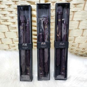 Beeswax Candles Set Of 6 Black Tapers Handmade In San Francisco